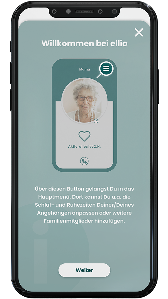 Hausnotruf App Willkommen